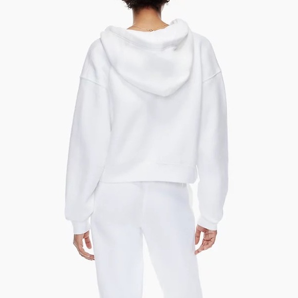 Aritzia TNA Cozy Fleece Boyfriend Boxy Zip Hoodie S - Picture 4 of 6